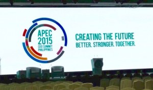 The slogan for the APEC CEO summit where CIAP interpreters worked in Manila Philippines